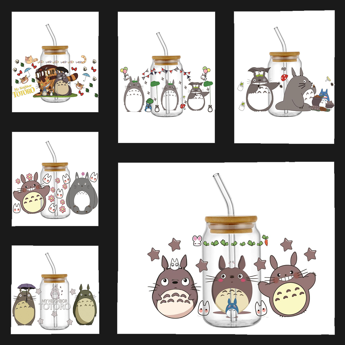 Home Decor Theme - Kawaii Japanse Anime Character Cup Transfer