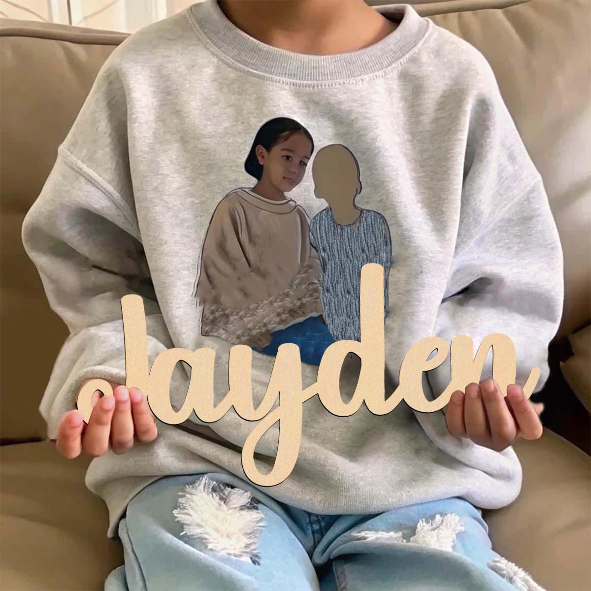 Home Decor Examples - 1pc Cartoon jayden voorbeeld Aangepaste naam