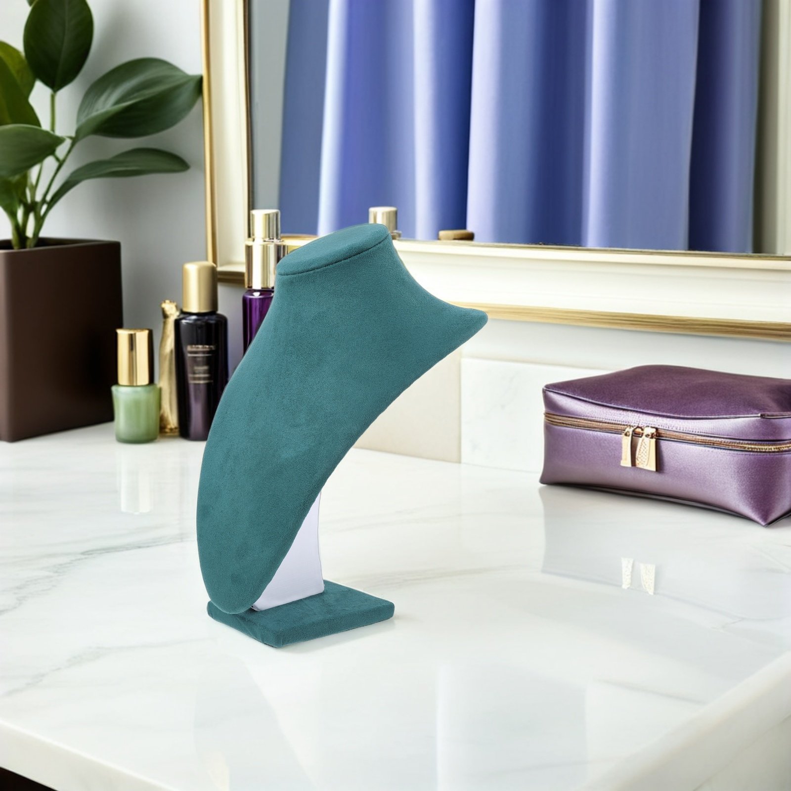 Home Decor Retail Stores - Stijlvolle kettingdisplaystandaard 25 cm, elegante sieradenbuste