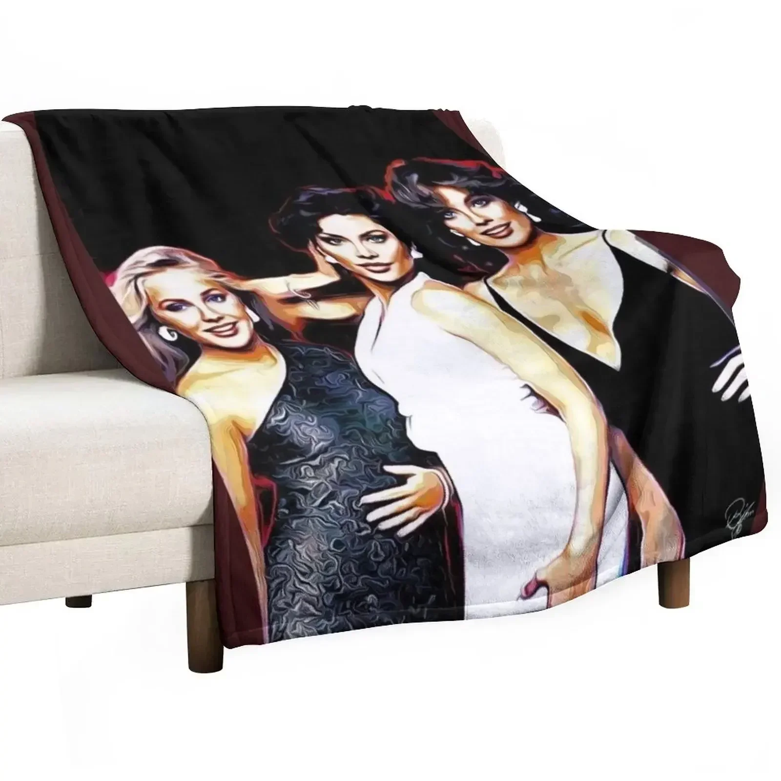 Home Decor Dallas - EWING LADIES- Dallas Dekentje voor decoratieve