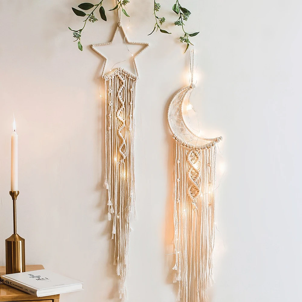 Home Decor Ramadan - Macrame Dream Catcher Boho Home Decor