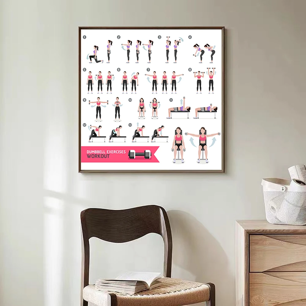 Home Decor Examples - Gewichtstraining Oefeningen Halter Workout Bodybuilding Voorbeeldfoto
