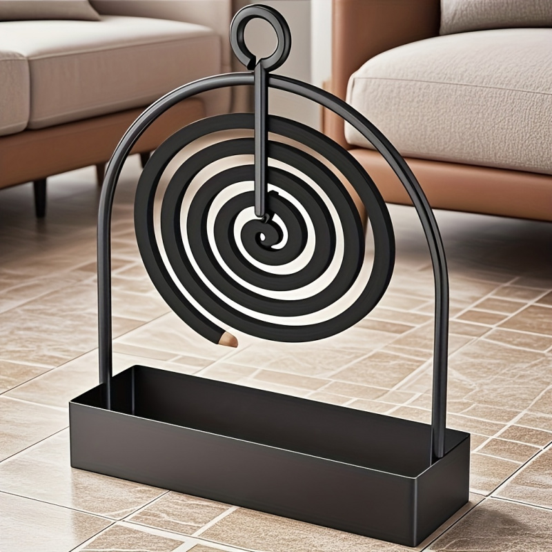 Incense Stick Holder - 1A Muggenspiraalhouder, Sandelhoutstandaard, Metaalmateriaal, Geschikt voor