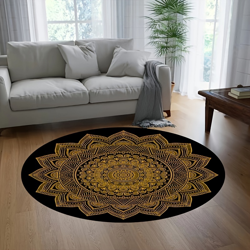 Home Decor Retail Stores - Vintage symmetrisch patroon grafisch vloerkleed, duurzaam