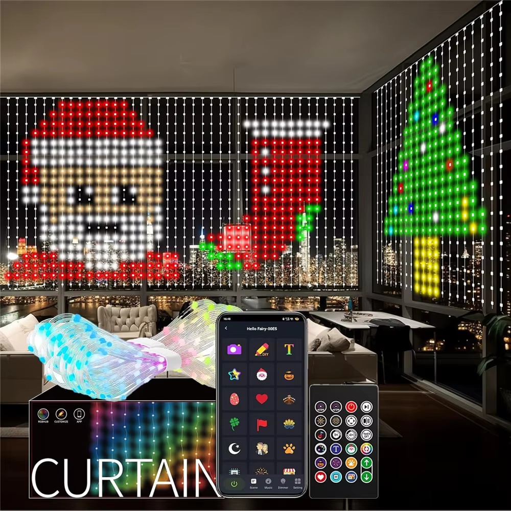 Home Decor App Free - Slimme RGB Pixel Gordijnverlichting Bluetooth APP