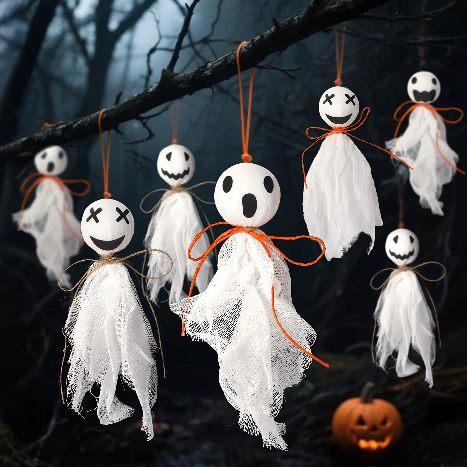 Home Decor Express - 6/12 stuks willekeurige Halloween-decoraties voor thuis,