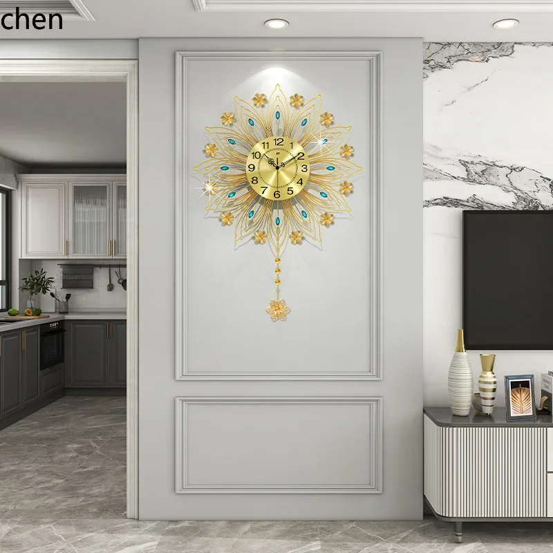 Home Decor Luxury - TQH-i7.7 Europese stijl licht luxe klok,