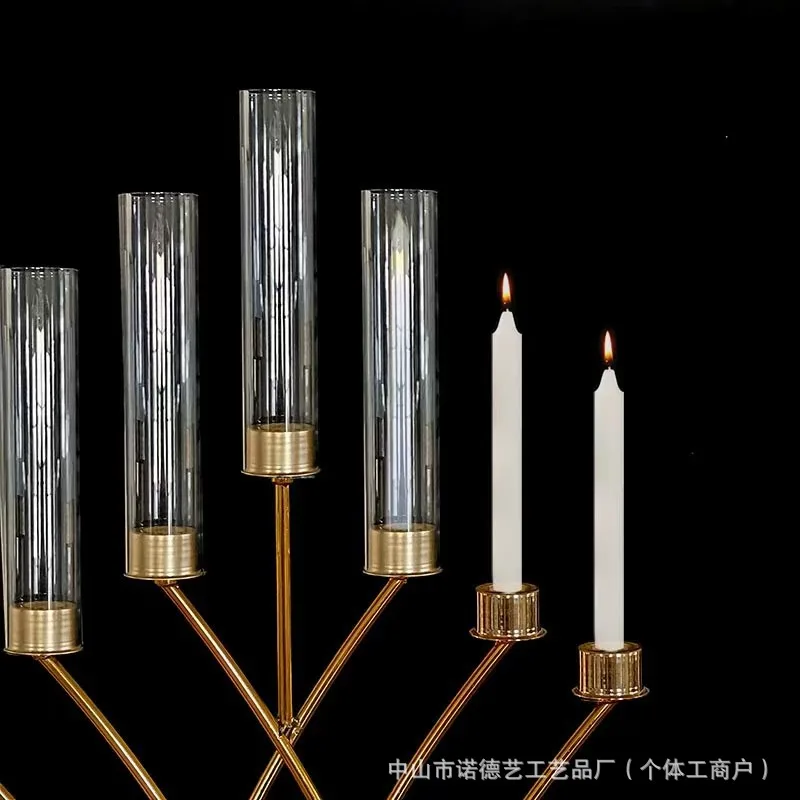 Home Decor Luxury - Moderne, eenvoudige, licht luxueuze kaarsenhouder voor