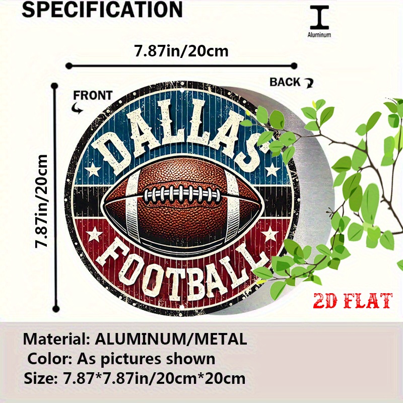 2D plat, 1pc Dallas Football r - Home Decor Dallas recensie en prijs