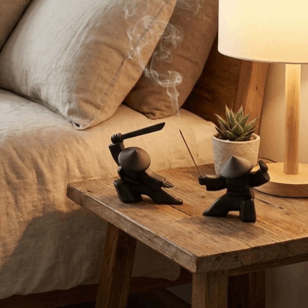 2 STUKS 3D Gedrukt Samurai Wie - Incense Stick Holder recensie en prijs