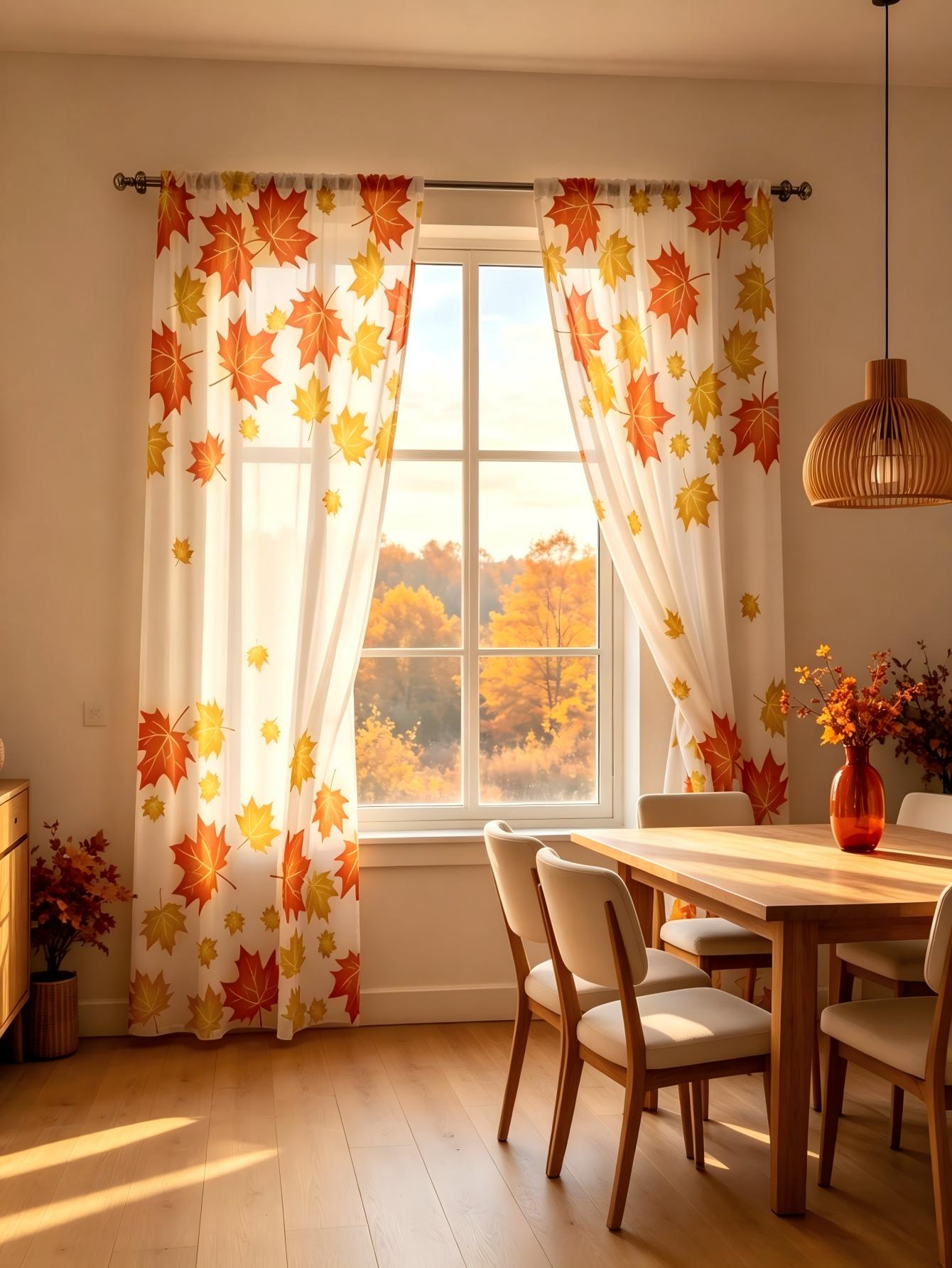2 STUKS Digitaal bedrukt trans - Home Decor Yellow recensie en prijs
