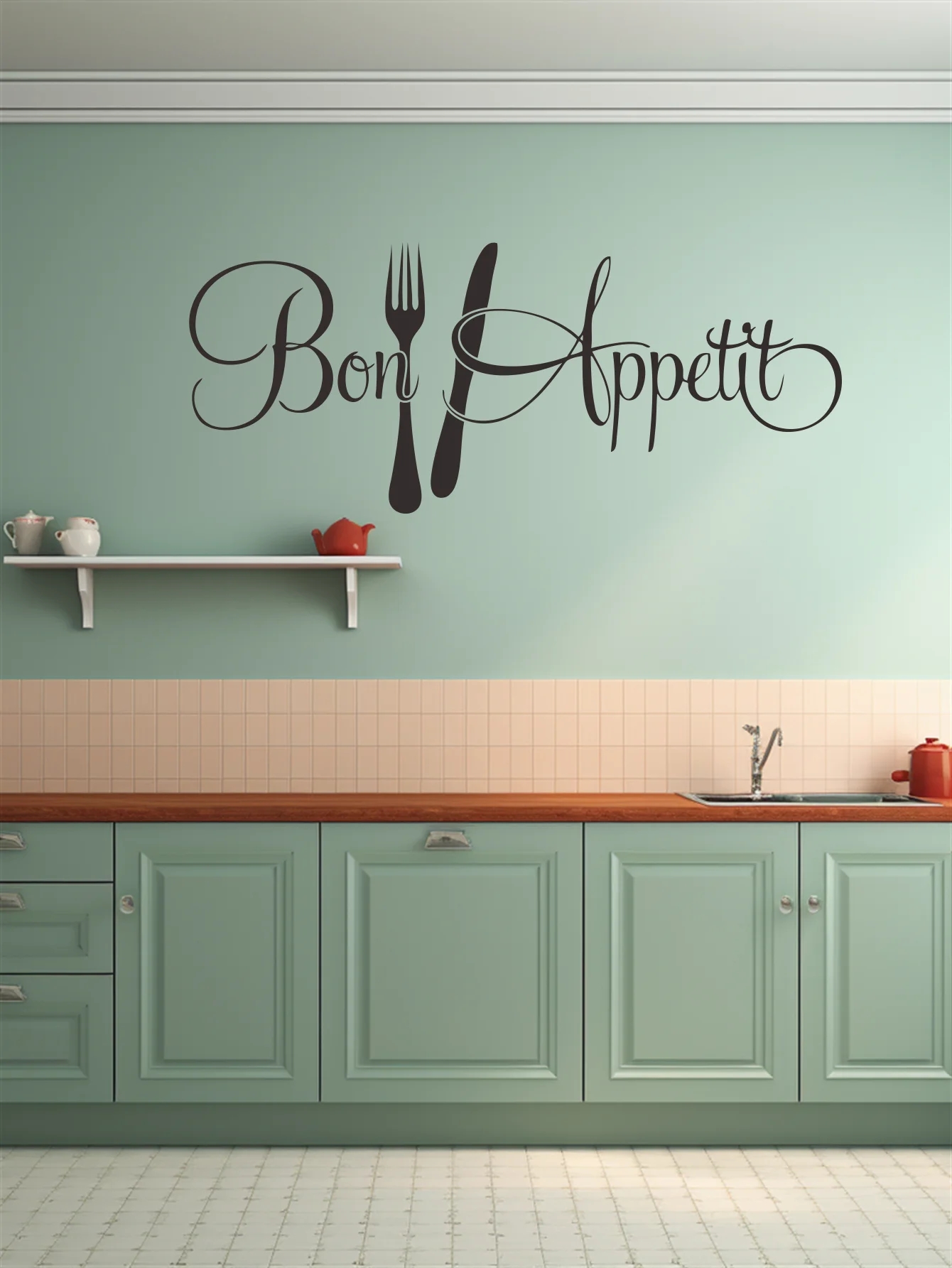 1 Pc Bon Appétit Met Vork En M - Home Decor App Free recensie en prijs