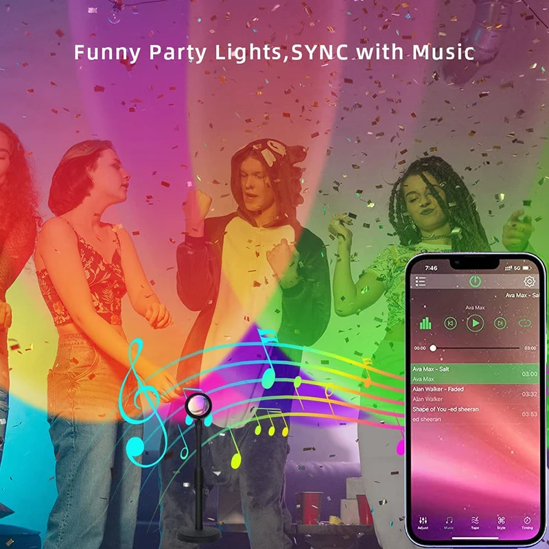 Slimme Led Zonsonderganglamp K - Home Decor App Free recensie en prijs