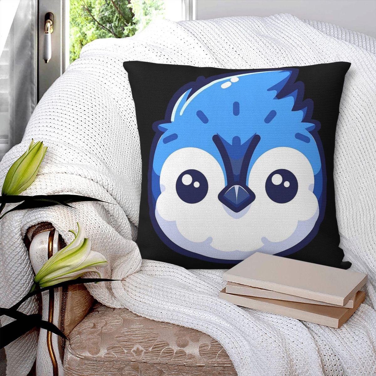 Leuke vectorale Blue Jay Face  - Home Decor Vector recensie en prijs