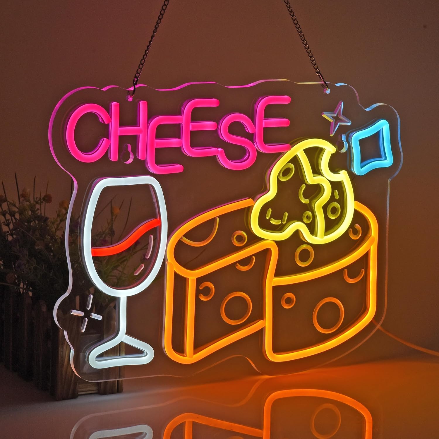 Kaas neonbord, neonverlichting - Home Decor Retail Stores recensie en prijs