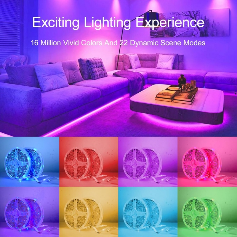 1-20m RGB LED stripverlichting - Home Decor App Free recensie en prijs