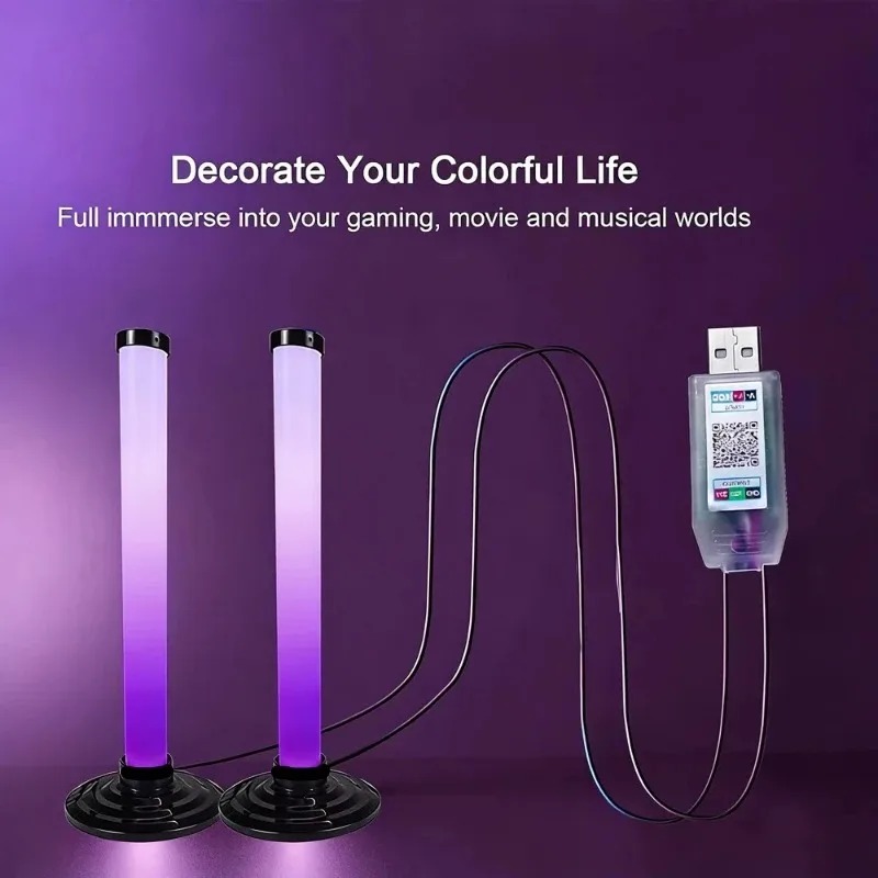 RGB LED-lichtbalk, USB-aangedr - Home Decor App Free recensie en prijs