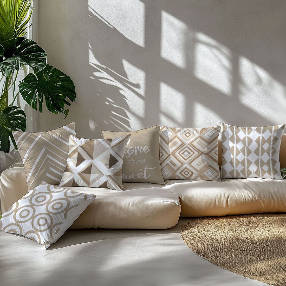 45x45cm licht koffie kleur vec - Home Decor Vector recensie en prijs