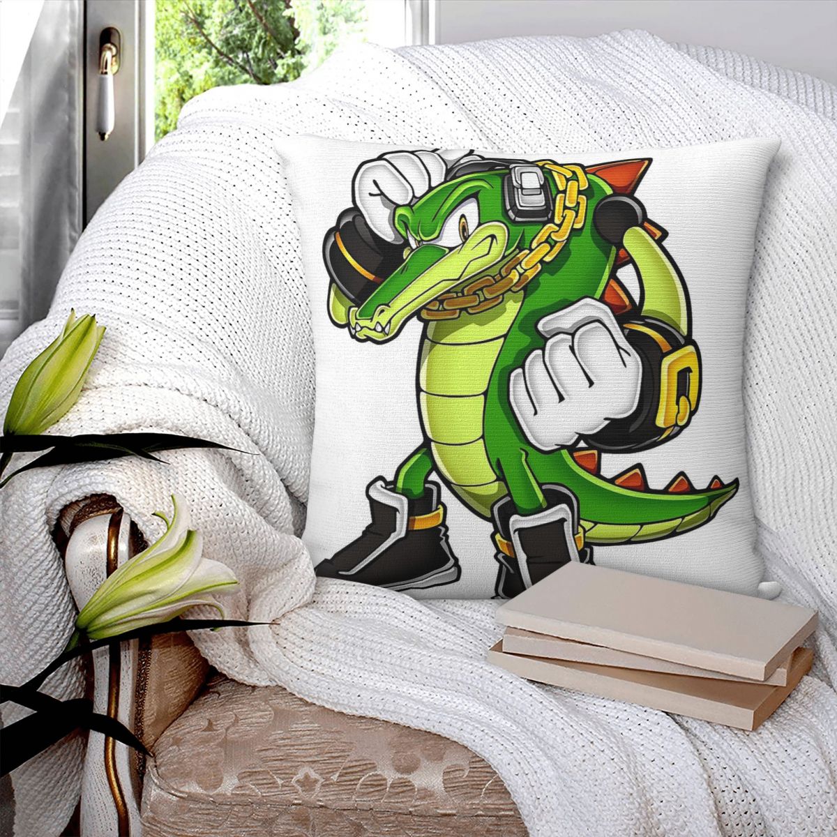 Vector The Crocodile vierkante - Home Decor Vector recensie en prijs