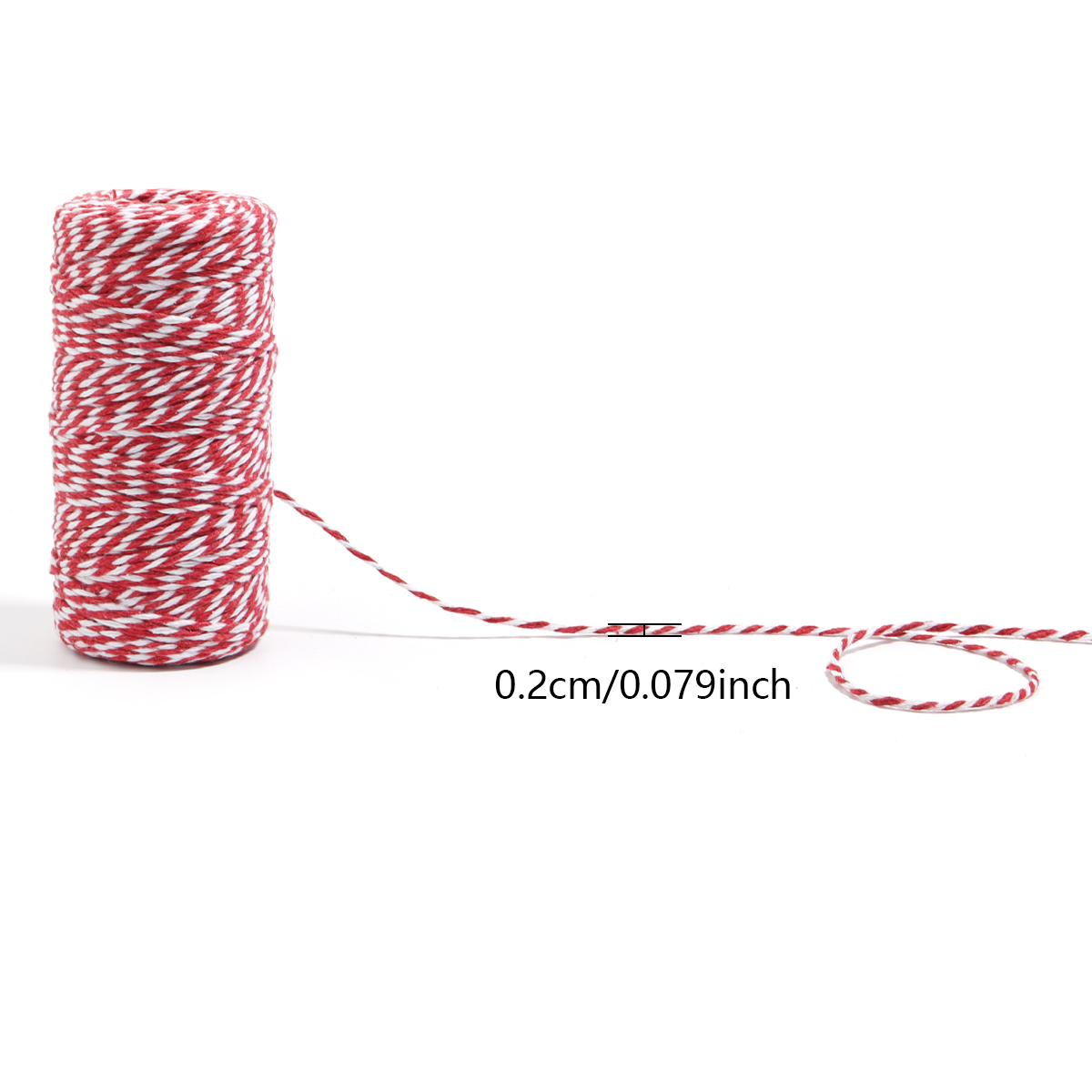 100 M/Roll 2mm Bakkers Touw St - Home Decor Handmade recensie en prijs