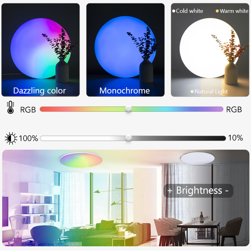 MARPOU Kleurrijke RGB Plafondl - Home Decor App Free recensie en prijs