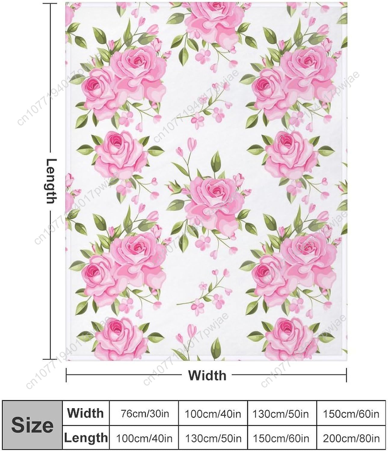 Roze bloem gooien deken bloeme - Home Decor Luxury recensie en prijs