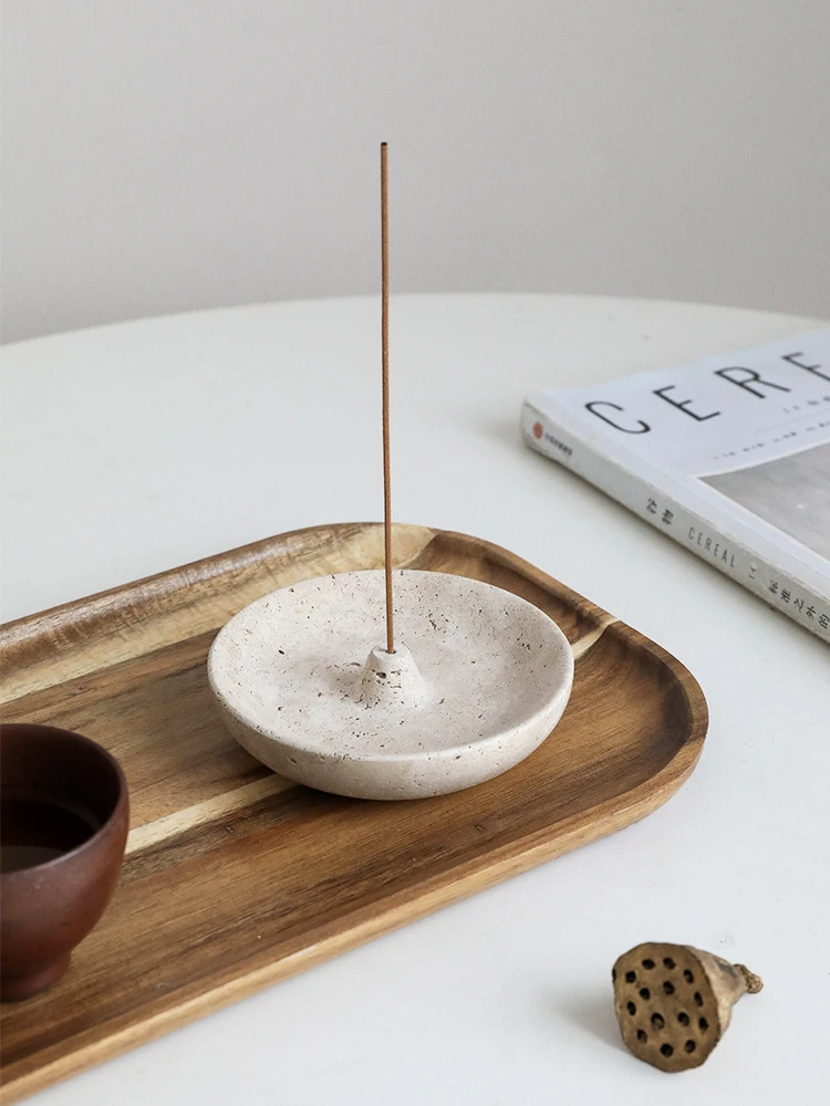 Vintage Travertijn Wierookhoud - Incense Stick Holder recensie en prijs