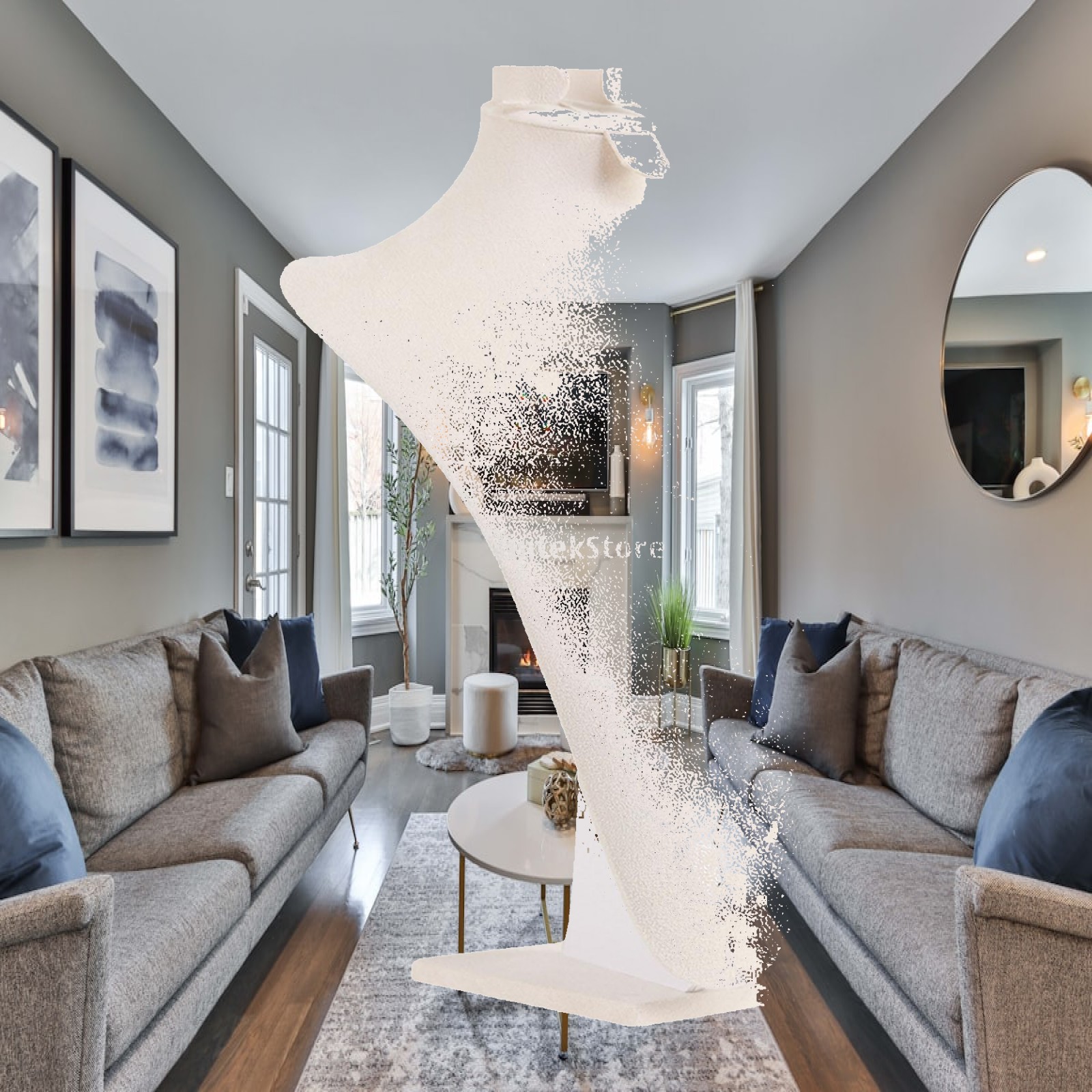 Kettingdisplaystandaard, kledi - Home Decor Retail Stores recensie en prijs