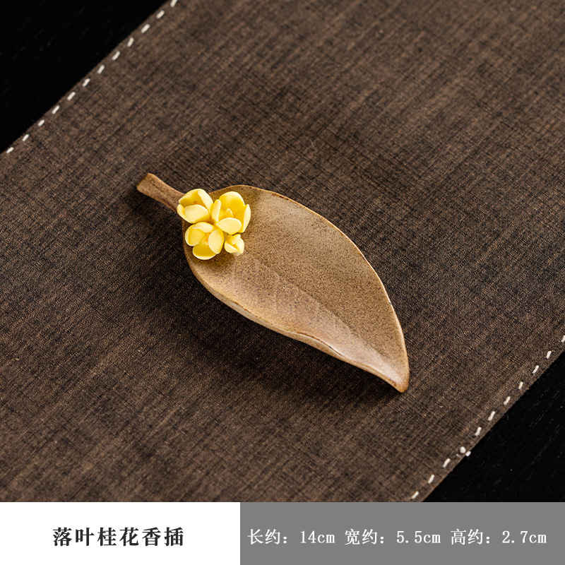 Wabi Sabi keramische ginkgo bl - Incense Stick Holder recensie en prijs