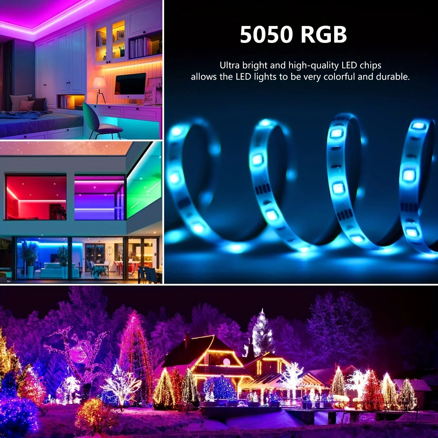 10M 20M 30M RGB LED-strip verl - Home Decor App Free recensie en prijs
