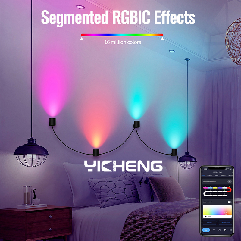 RGBIC Smart Wandlamp TUYA APP  - Home Decor App Free recensie en prijs