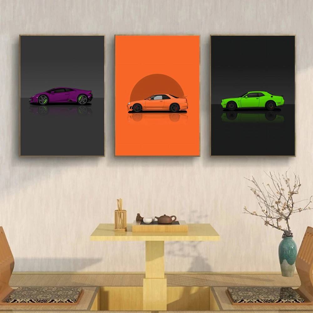 Coole sport SUV auto papieren  - Home Decor Vector recensie en prijs