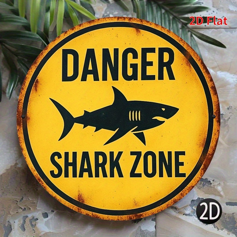 2D metalen bord met waarschuwi - Home Decor Yellow recensie en prijs