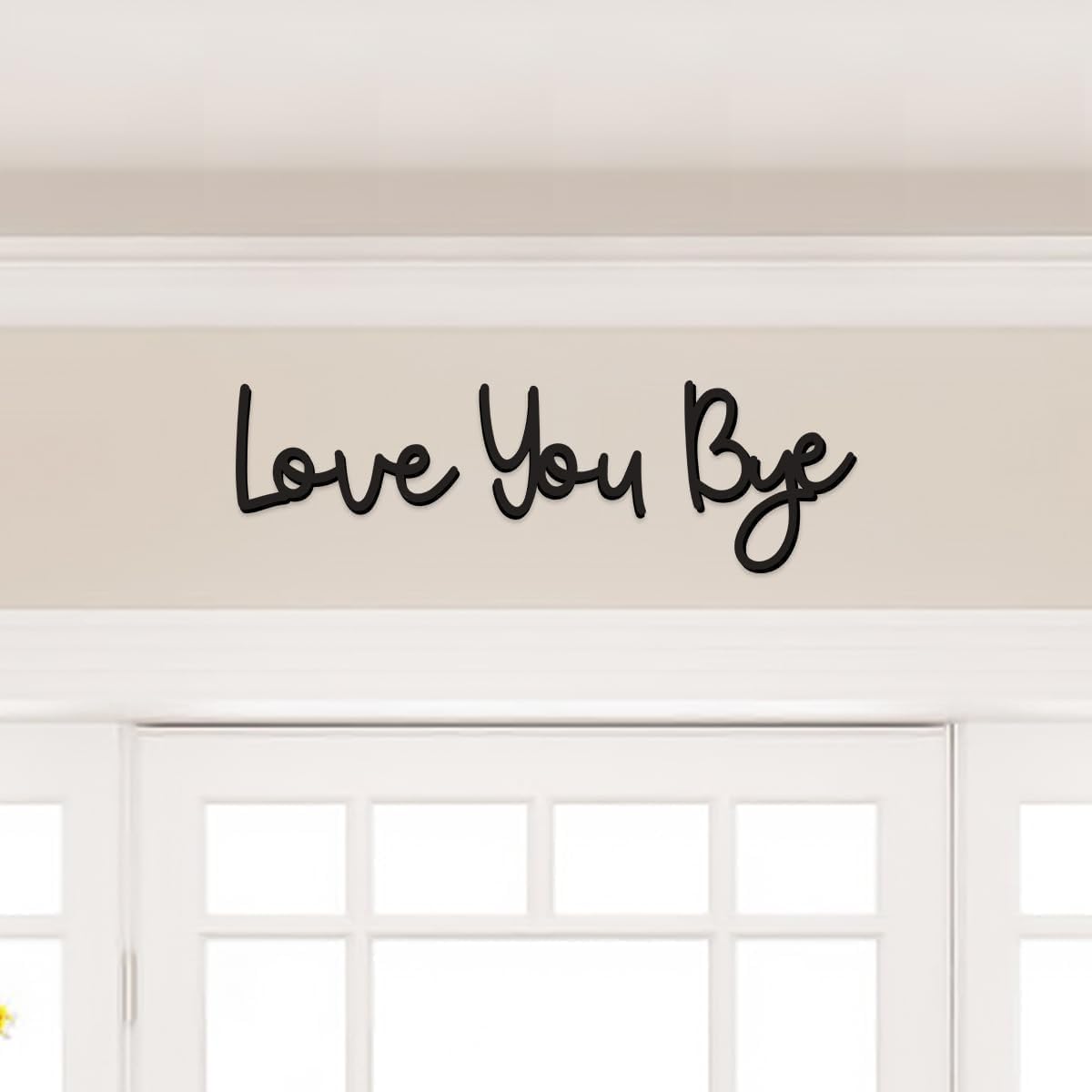 Love You Bye Wood Sign Home De - Home Decor Express recensie en prijs