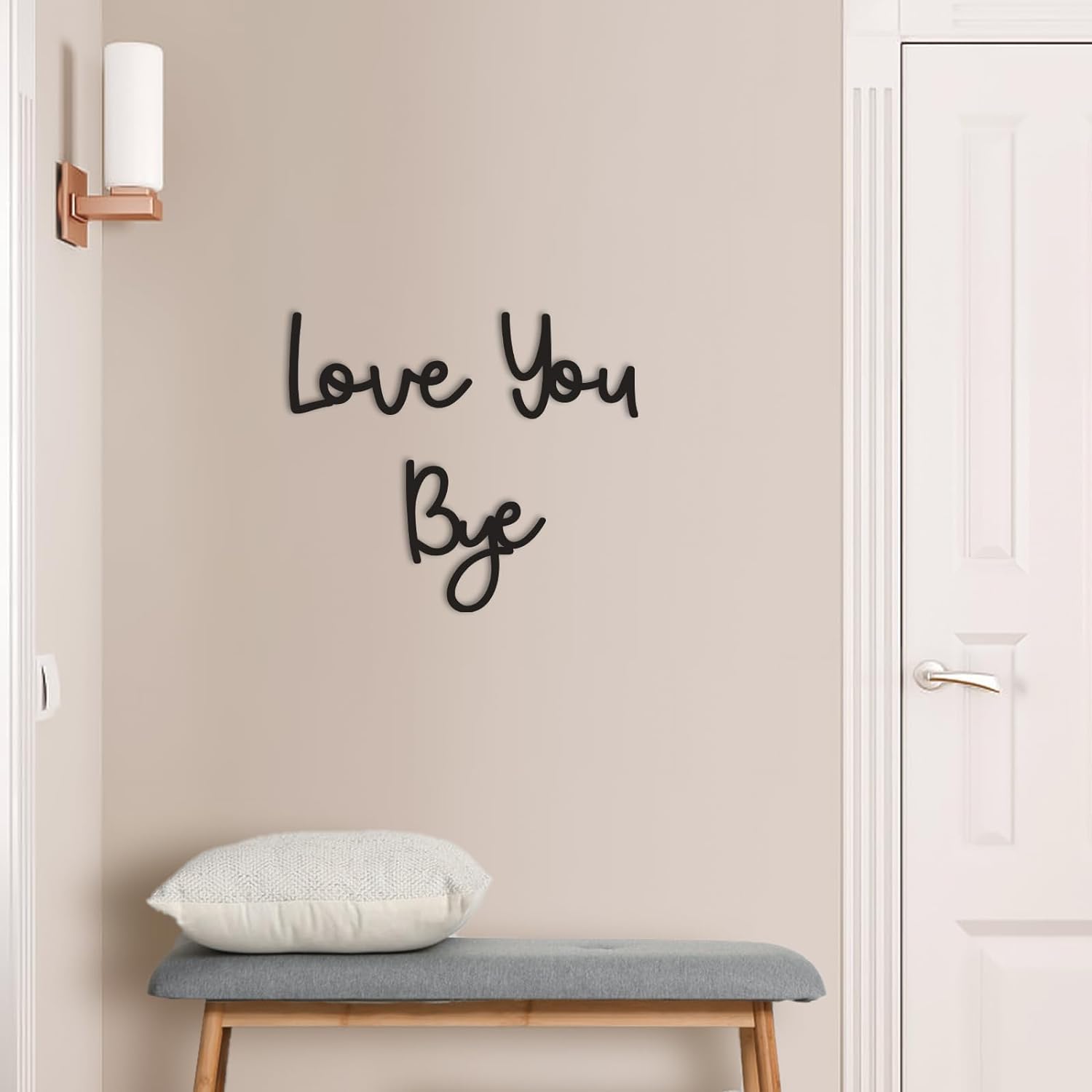 Love You Bye Wood Sign Home De - Home Decor Express recensie en prijs