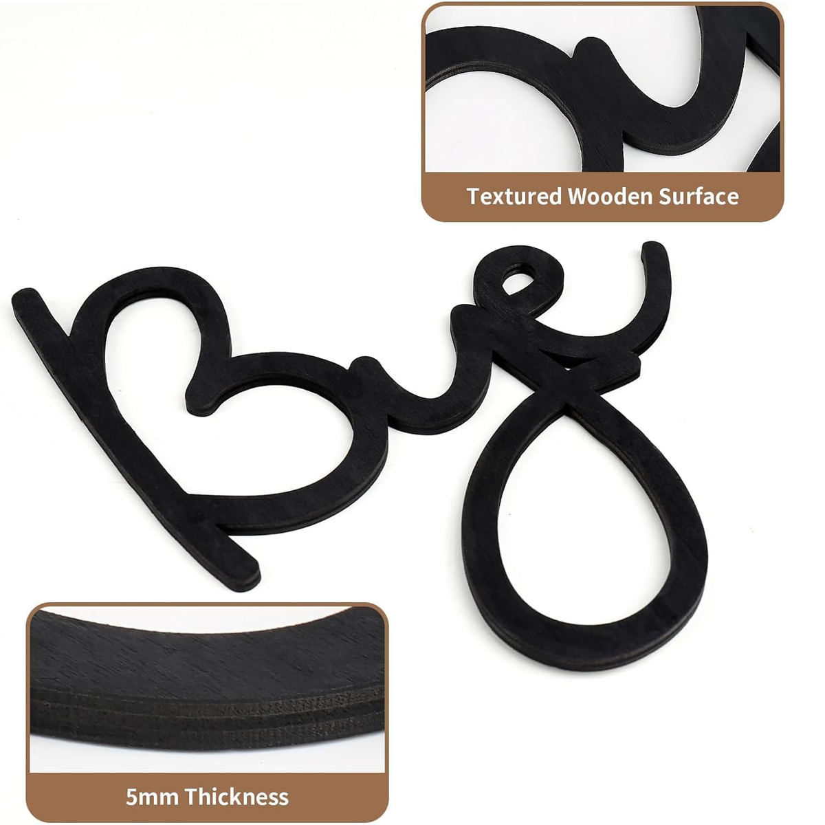 Love You Bye Wood Sign Home De - Home Decor Express recensie en prijs
