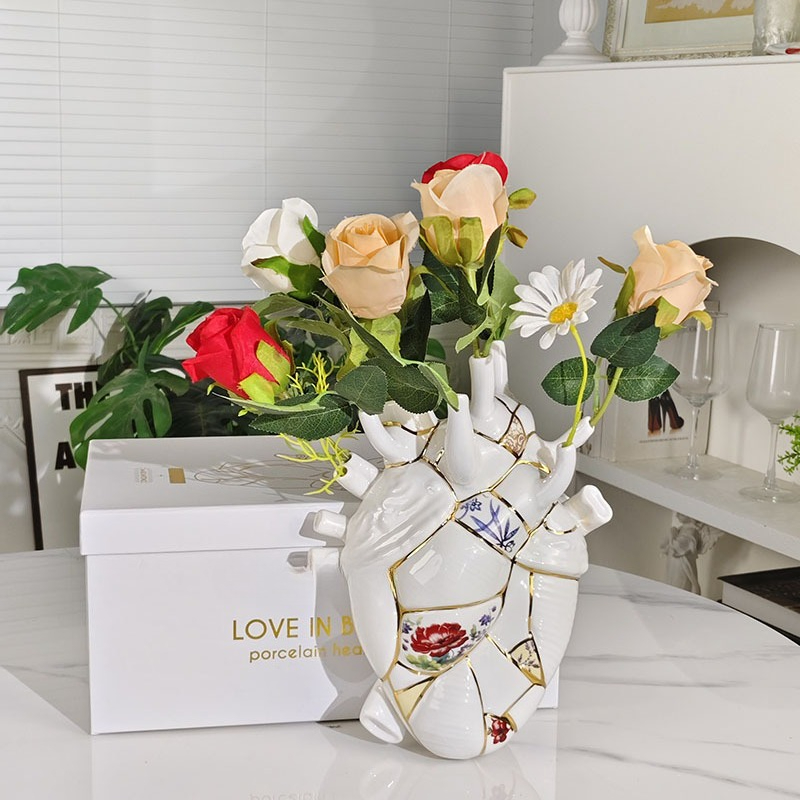 Hartvormige vaas woonkamer wij - Home Decor Luxury recensie en prijs