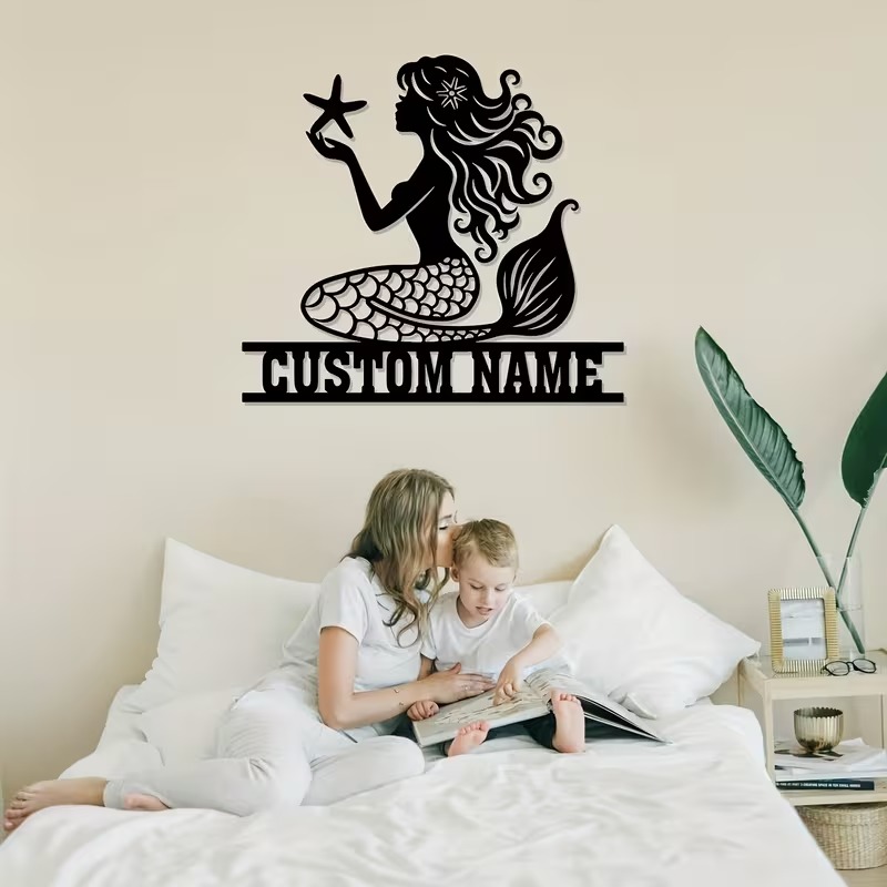Gepersonaliseerde zeemeermin m - Home Decor Theme recensie en prijs