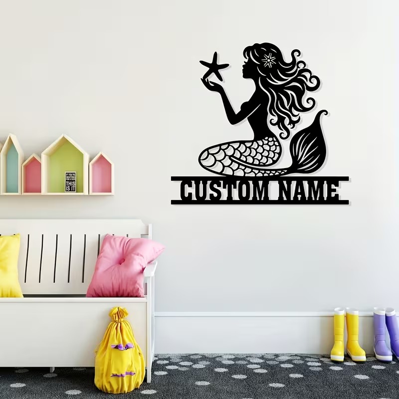 Gepersonaliseerde zeemeermin m - Home Decor Theme recensie en prijs