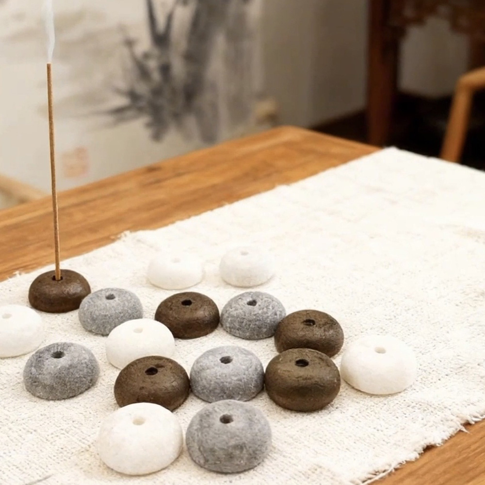 2 stuks natuursteen wierooksto - Incense Stick Holder recensie en prijs