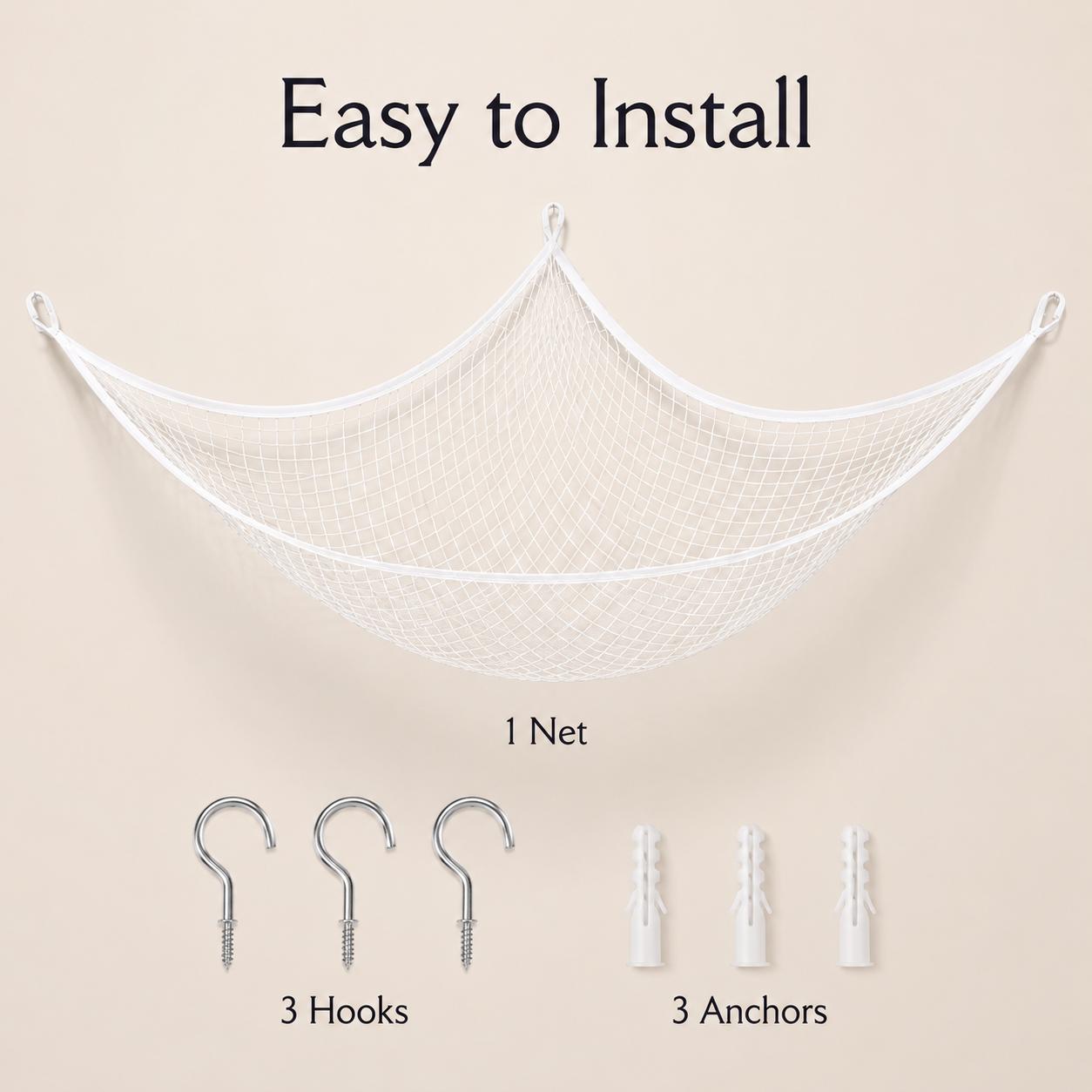 Mesh speelgoedopberghangmat Ha - Home Decor Com recensie en prijs