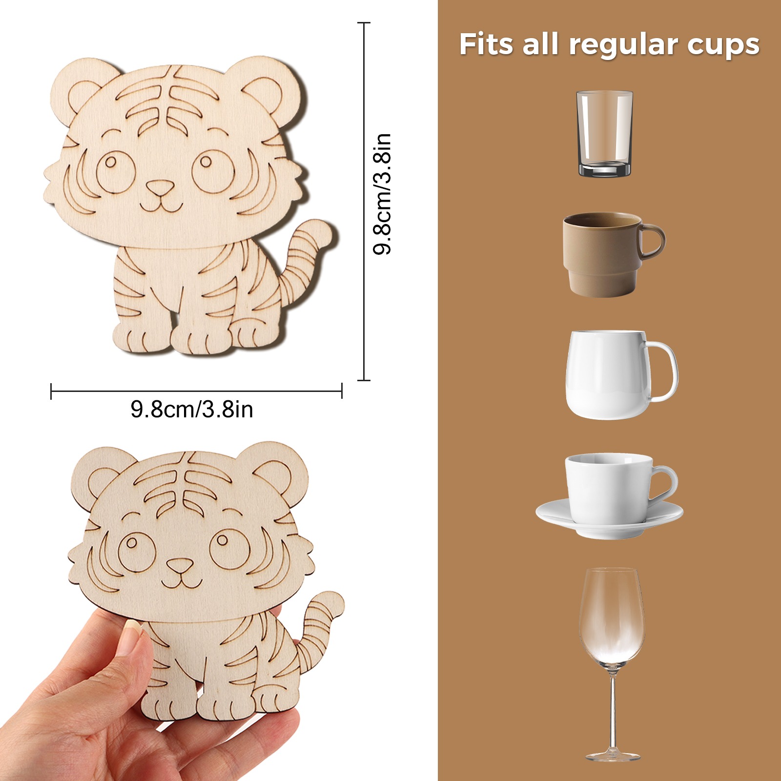 10 stks/set Tijger Dier Onvolt - Home Decor Handmade recensie en prijs