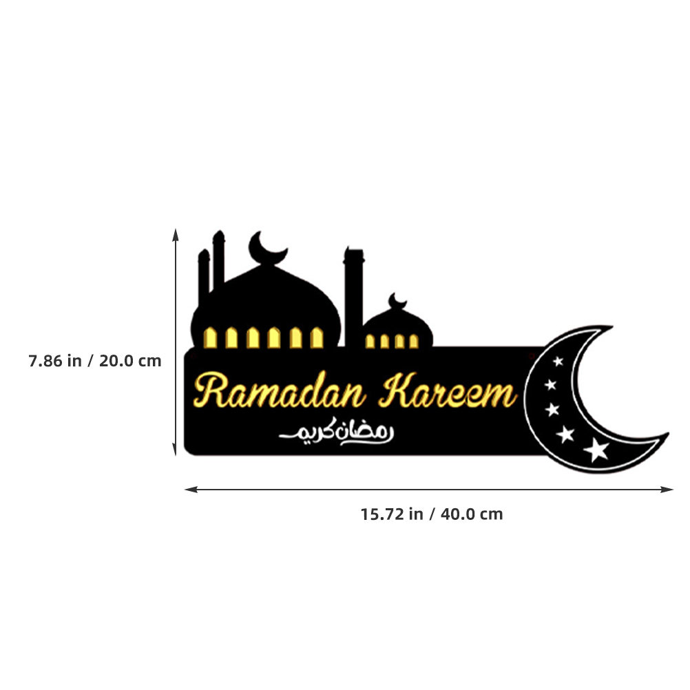 Eid Ramadan Houten Hangplaatje - Home Decor Ramadan recensie en prijs