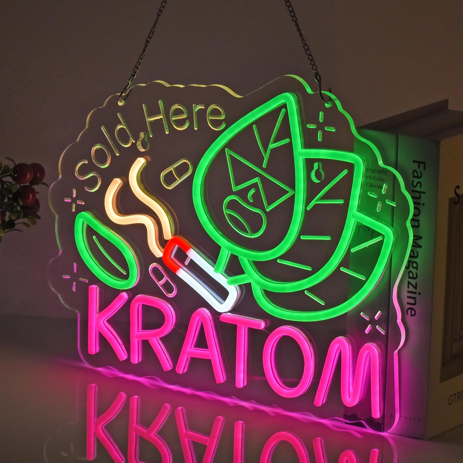 Kratom Neon Sign, neonlicht wa - Home Decor Retail Stores recensie en prijs