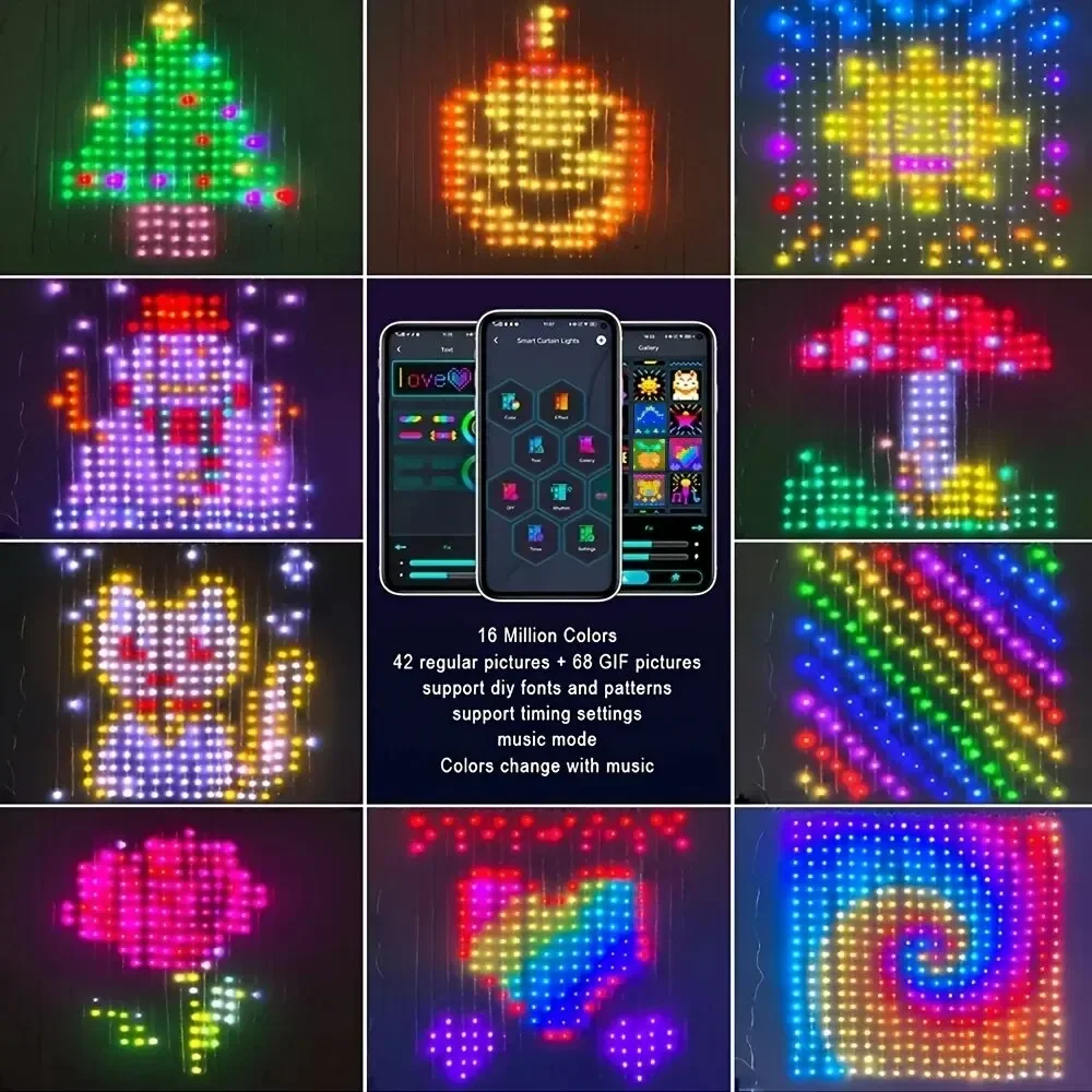 Smart LED-gordijnlicht APP-bed - Home Decor App Free recensie en prijs
