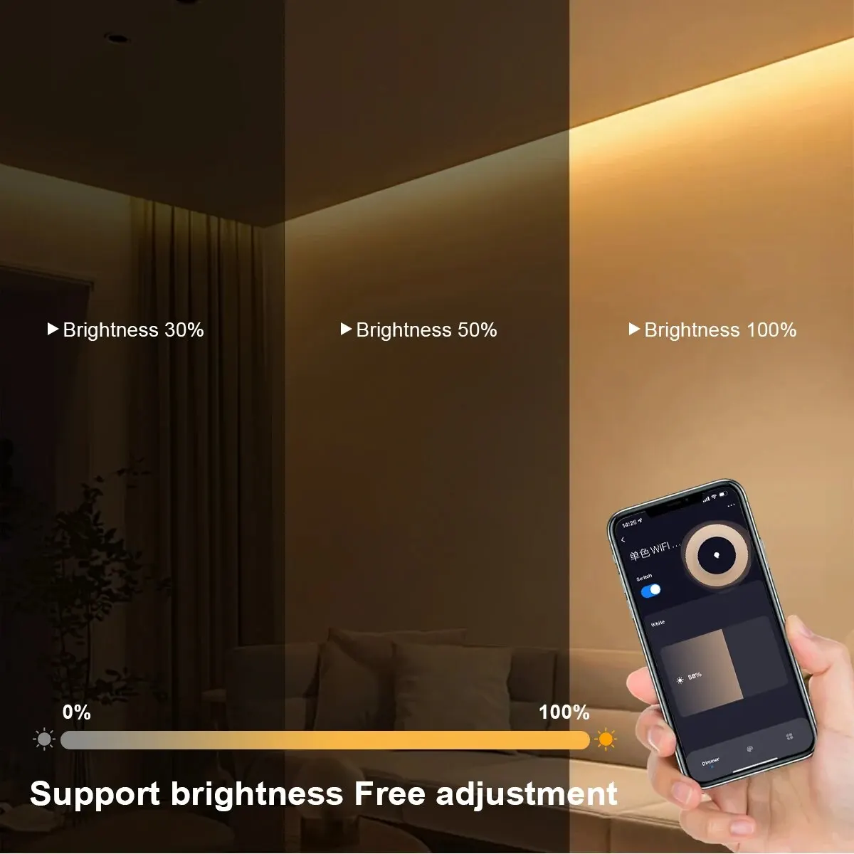 Tuya Smart COB LED-stripverlic - Home Decor App Free recensie en prijs