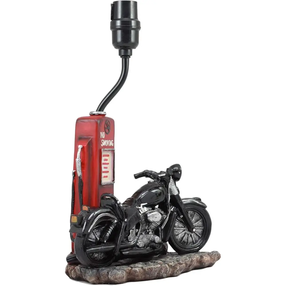 Vintage retro zwarte motorfiet - Home Decor Theme recensie en prijs