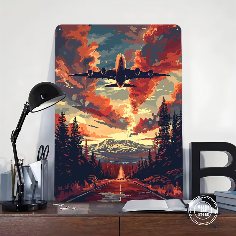 A380 Vliegtuig Sky Vector Art  - Home Decor Vector recensie en prijs