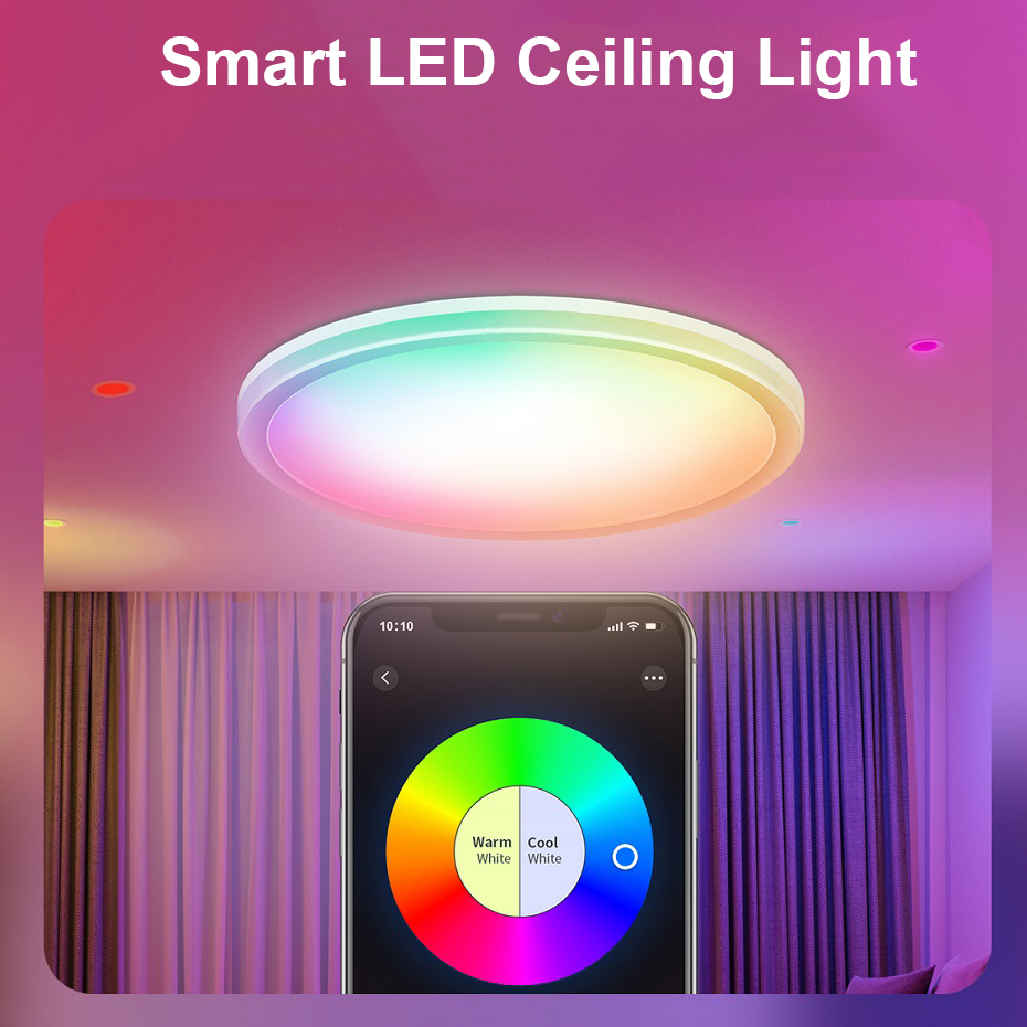 Ultra Dunne LED Smart Plafondl - Home Decor App Free recensie en prijs