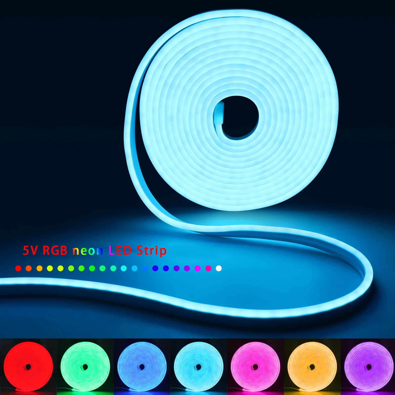 1-5m RGB LED Neon Strip Licht  - Home Decor Com recensie en prijs